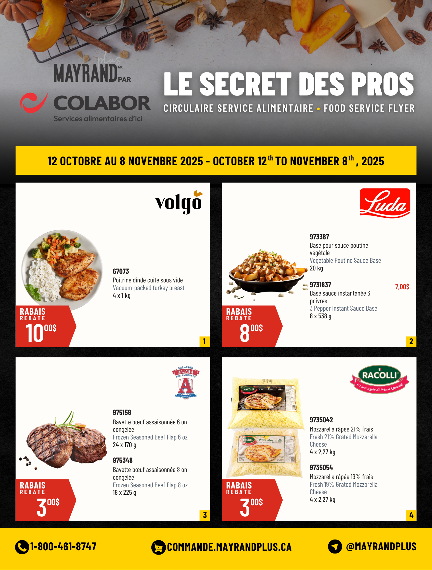 Prix Spéciaux  | Mayrand Plus