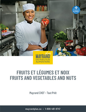 Catalogue fruits légumes et noix | Mayrand Plus