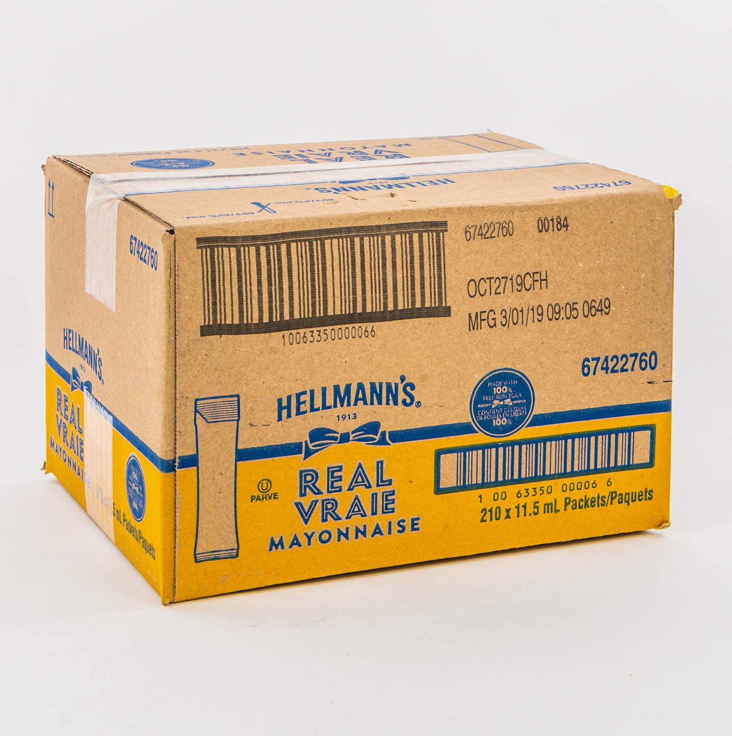 Mayonnaise en portion Hellmann's | Mayrand Plus